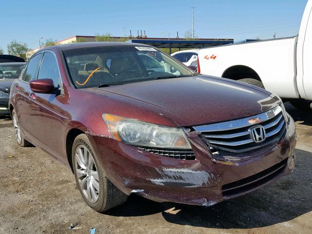 1HGCP2F82CA036564 - 2012 HONDA ACCORD EXL BURGUNDY photo 1