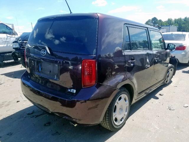 JTLKE50E091093861 - 2009 TOYOTA SCION XB 紫色 照片 4