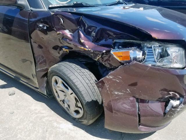 JTLKE50E091093861 - 2009 TOYOTA SCION XB 紫色 照片 9