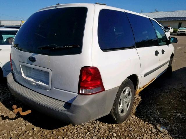 2FTZA54676BA11634 - 2006 FORD FREESTAR WHITE photo 4