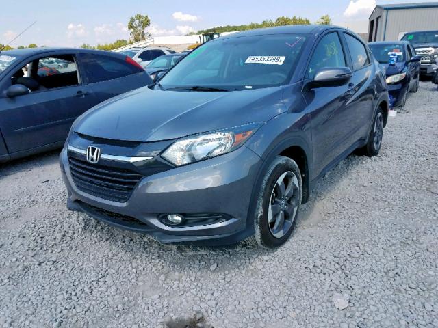 3CZRU5H52JM712107 - 2018 HONDA HR-V EX GRAY photo 2