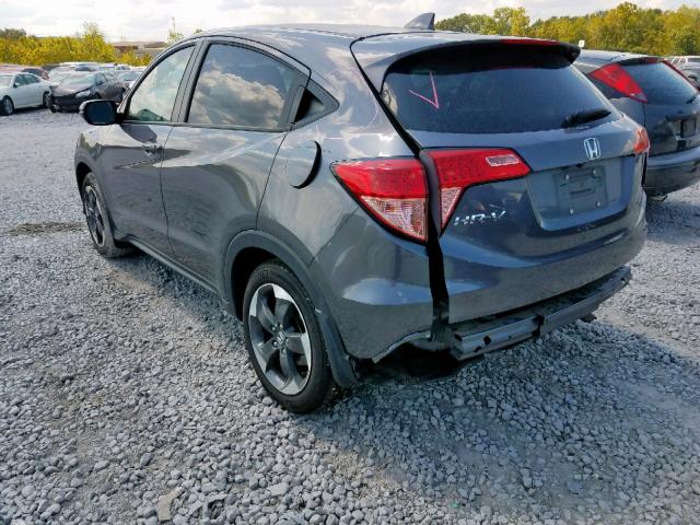 3CZRU5H52JM712107 - 2018 HONDA HR-V EX GRAY photo 3