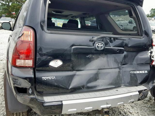 JTEZU14R350062196 - 2005 TOYOTA 4RUNNER SR BLACK photo 9