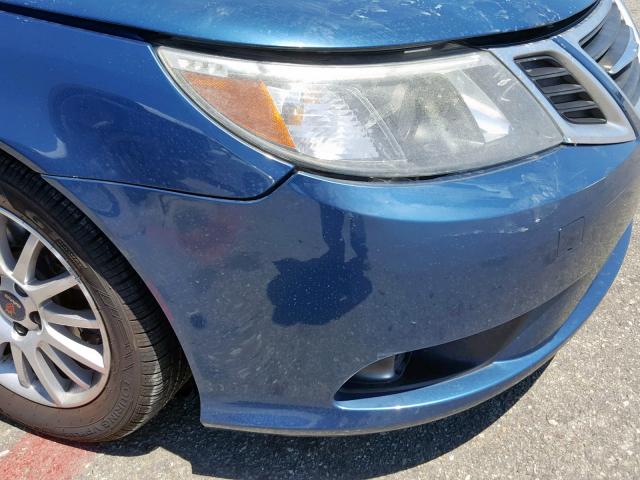 YS3FB49Y881152479 - 2008 SAAB 9-3 2.0T BLUE photo 9