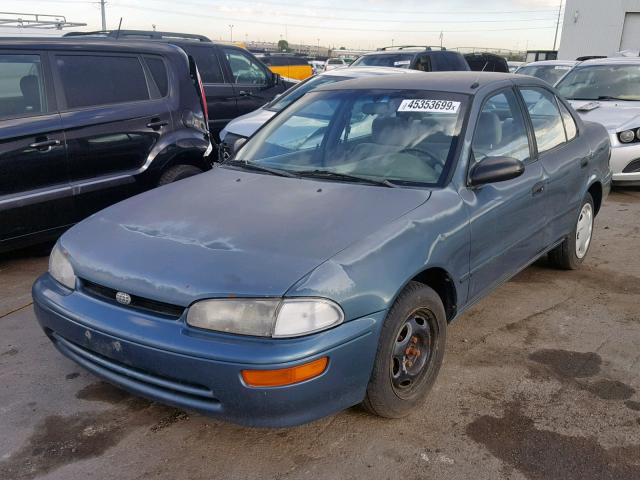 1Y1SK5282SZ059967 - 1995 GEO PRIZM GREEN photo 2