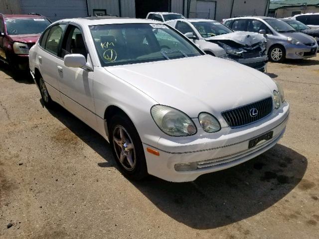 JT8BD69S540199507 - 2004 LEXUS GS 300 WHITE photo 1