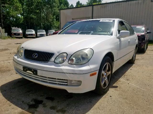 JT8BD69S540199507 - 2004 LEXUS GS 300 WHITE photo 2