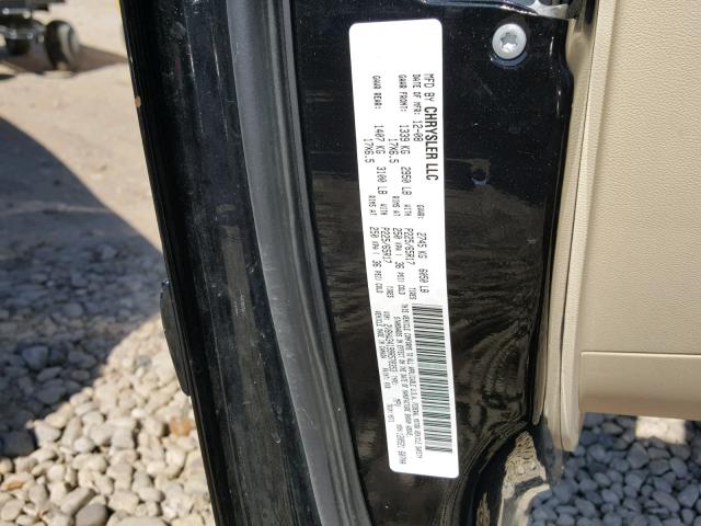 2V8HW34199R578353 - 2009 VOLKSWAGEN ROUTAN SE CHARCOAL photo 10