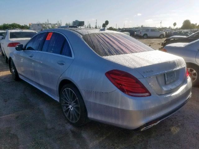 WDDUG8CB8EA062228 - 2014 MERCEDES-BENZ S 550 SILVER photo 3