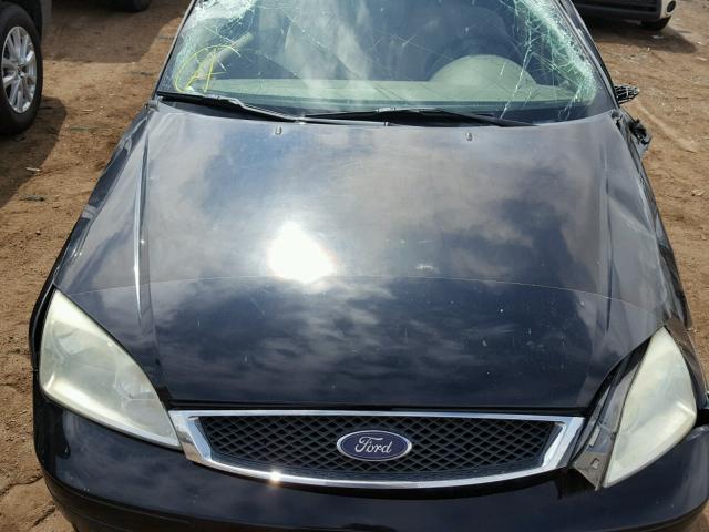 1FAFP34N97W341844 - 2007 FORD FOCUS ZX4 BLACK photo 7