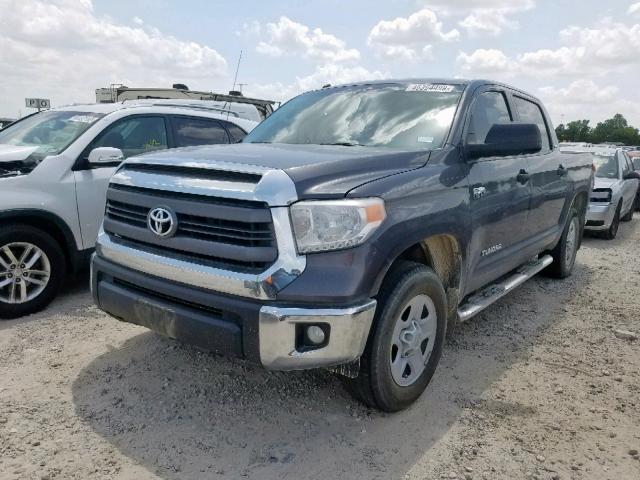 5TFEY5F1XFX180387 - 2015 TOYOTA TUNDRA CRE CHARCOAL photo 2