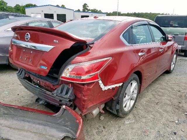 1N4AL3AP0EC283942 - 2014 NISSAN ALTIMA 2.5 MAROON photo 4