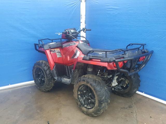 4XASHE572JA106053 - 2018 POLARIS SPORTSMAN BURGUNDY photo 3