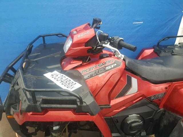 4XASHE572JA106053 - 2018 POLARIS SPORTSMAN BURGUNDY photo 5