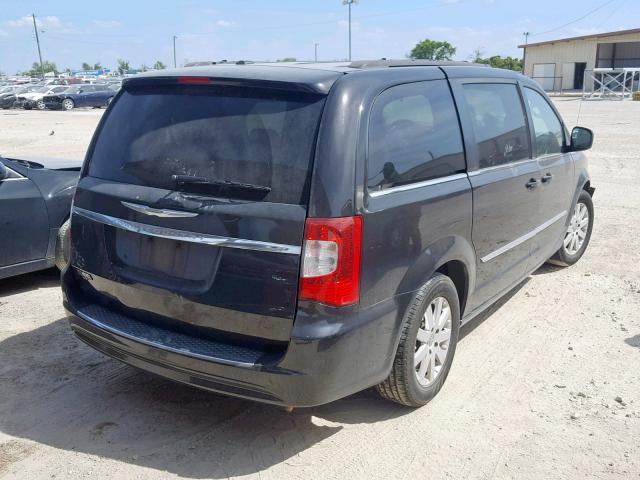 2C4RC1BG2ER252277 - 2014 CHRYSLER TOWN & COU BLACK photo 4