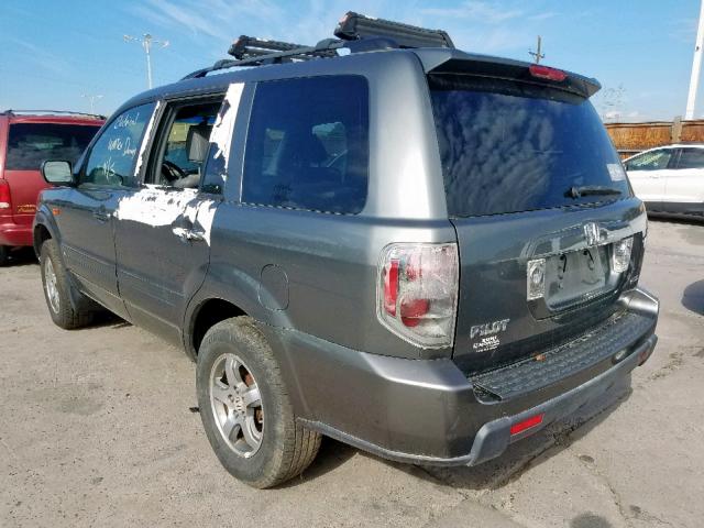 5FNYF18658B012173 - 2008 HONDA PILOT EXL GREEN photo 3