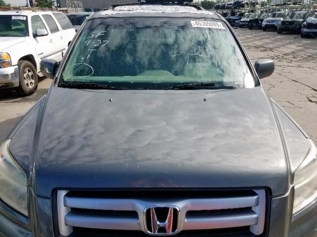 5FNYF18658B012173 - 2008 HONDA PILOT EXL GREEN photo 9