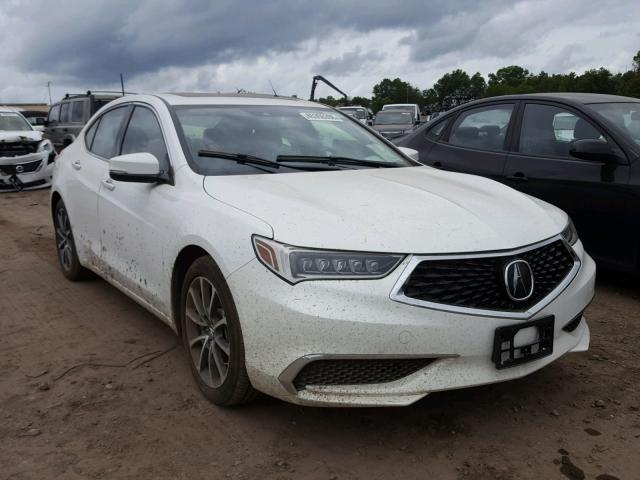 19UUB2F38JA005260 - 2018 ACURA TLX WHITE photo 1