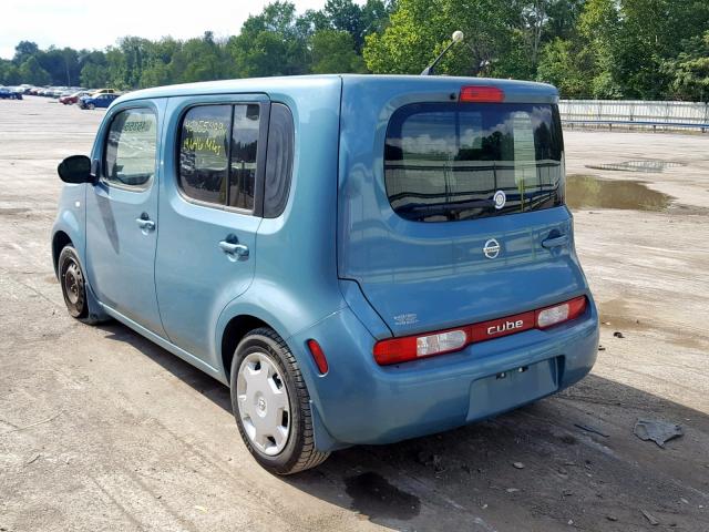 JN8AZ28R09T104352 - 2009 NISSAN CUBE BASE TEAL photo 3