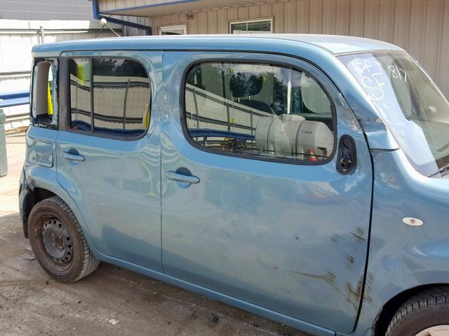 JN8AZ28R09T104352 - 2009 NISSAN CUBE BASE TEAL photo 9