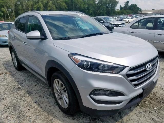 KM8J3CA43JU696051 - 2018 HYUNDAI TUCSON SEL SILVER photo 1