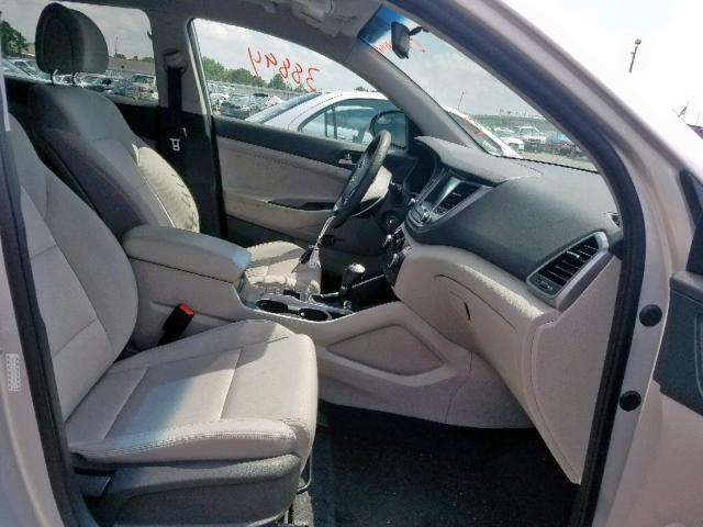 KM8J3CA43JU696051 - 2018 HYUNDAI TUCSON SEL SILVER photo 5