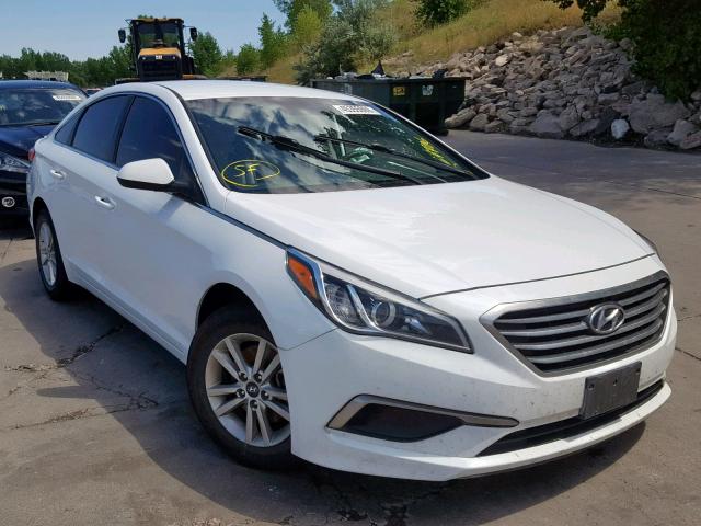 5NPE24AF0HH491436 - 2017 HYUNDAI SONATA SE WHITE photo 1