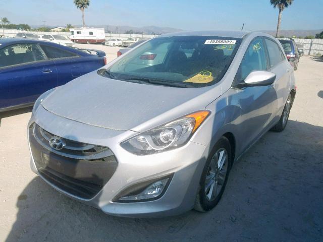 KMHD35LH8EU166513 - 2014 HYUNDAI ELANTRA GT SILVER photo 2