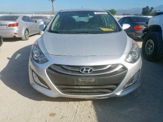 KMHD35LH8EU166513 - 2014 HYUNDAI ELANTRA GT SILVER photo 9