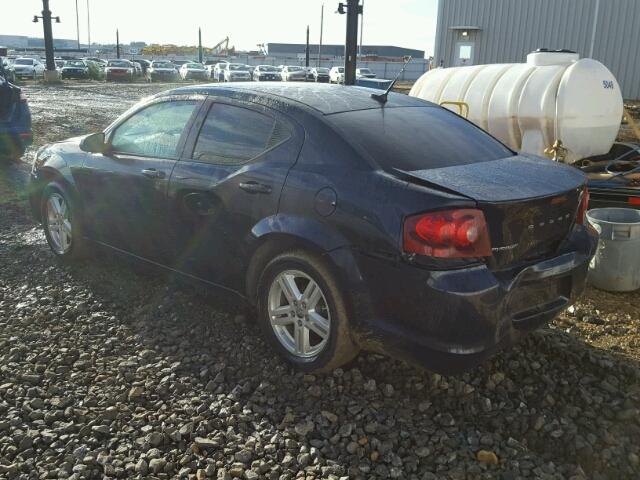 1B3BD4FB9BN506124 - 2011 DODGE AVENGER EX BLUE photo 3