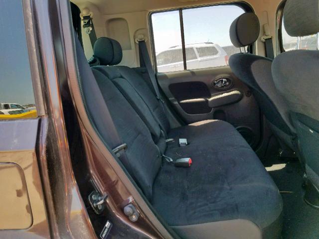 JN8AZ2KR3AT163506 - 2010 NISSAN CUBE BASE BURGUNDY photo 6