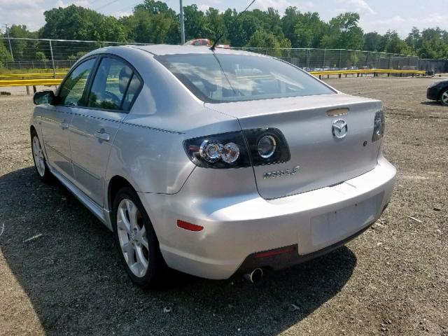 JM1BK323471676631 - 2007 MAZDA 3 S SILVER photo 3