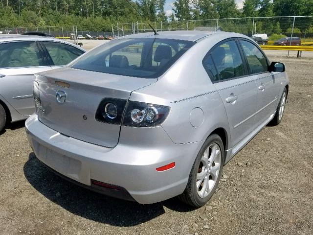 JM1BK323471676631 - 2007 MAZDA 3 S SILVER photo 4