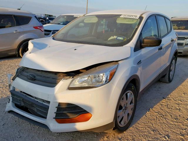 1FMCU0F74GUA66541 - 2016 FORD ESCAPE S WHITE photo 2