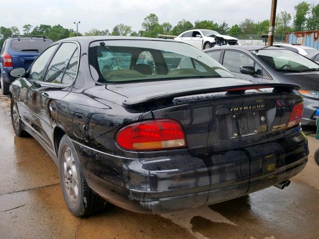 1G3WX52H42F248127 - 2002 OLDSMOBILE INTRIGUE G BLACK photo 3