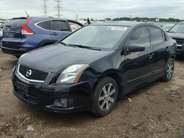 3N1AB6AP9CL781642 - 2012 NISSAN SENTRA 2.0 BLACK photo 2