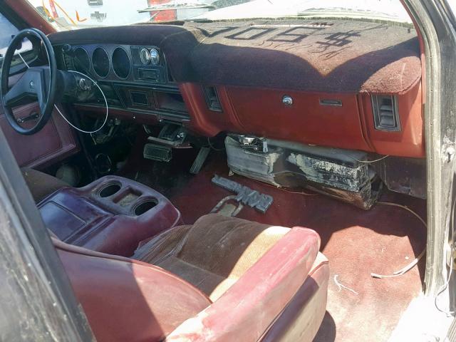 1B4GD12T2FS609987 - 1985 DODGE RAMCHARGER BLACK photo 9