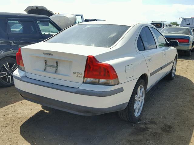 YV1RH58D222177137 - 2002 VOLVO S60 2.5T WHITE photo 4