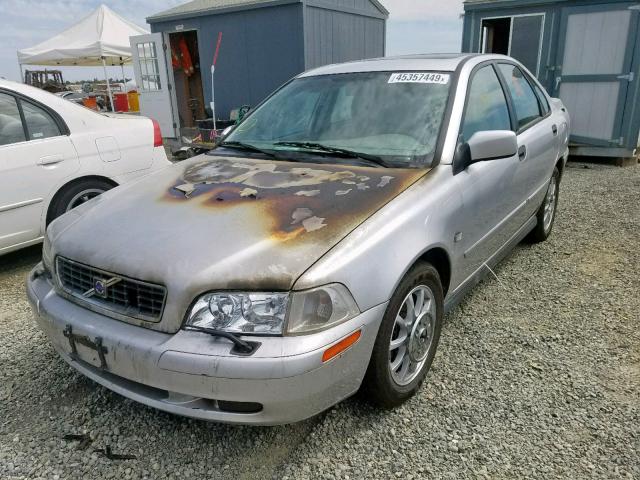 YV1VS27594F093465 - 2004 VOLVO S40 1.9T SILVER photo 2