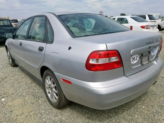 YV1VS27594F093465 - 2004 VOLVO S40 1.9T SILVER photo 3