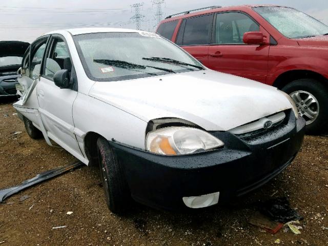 KNADC125856377300 - 2005 KIA RIO WHITE photo 1