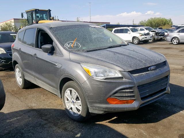 1FMCU0F72DUD70110 - 2013 FORD ESCAPE S GRAY photo 1