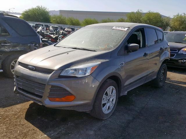 1FMCU0F72DUD70110 - 2013 FORD ESCAPE S GRAY photo 2