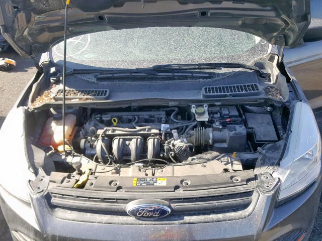 1FMCU0F72DUD70110 - 2013 FORD ESCAPE S GRAY photo 7