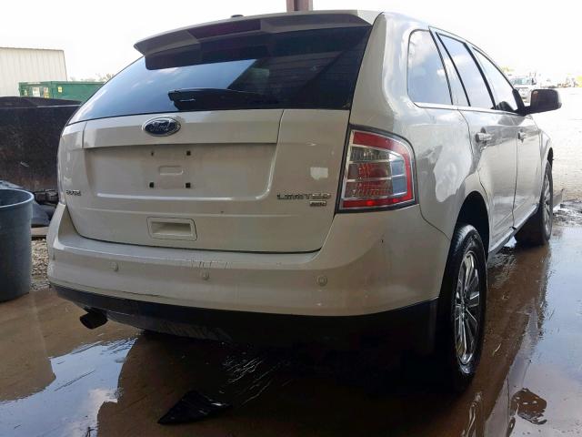 2FMDK39C39BA30157 - 2009 FORD EDGE LIMIT WHITE photo 4