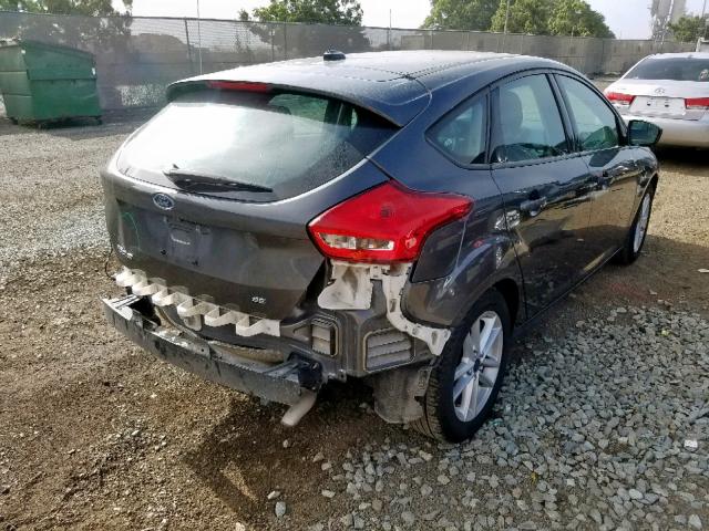 1FADP3K26FL318943 - 2015 FORD FOCUS SE GRAY photo 4