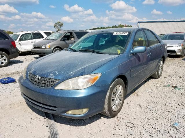 4T1BE30K73U776079 - 2003 TOYOTA CAMRY LE BLUE photo 2