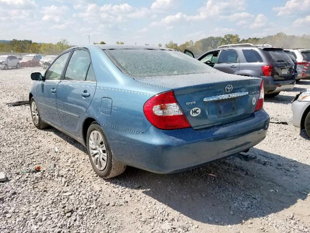 4T1BE30K73U776079 - 2003 TOYOTA CAMRY LE BLUE photo 3