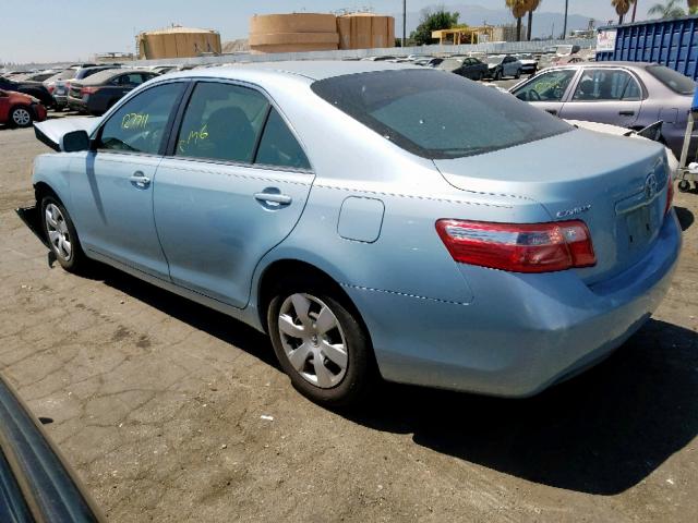 4T1BE46K97U502742 - 2007 TOYOTA CAMRY NEW BLUE photo 3