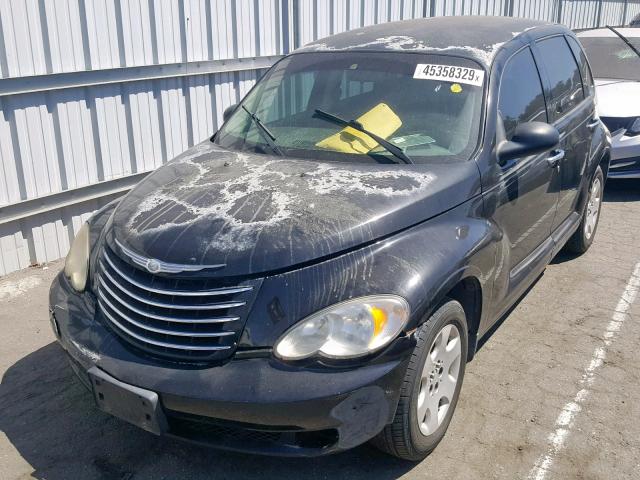 3A4FY48B47T556237 - 2007 CHRYSLER PT CRUISER BLACK photo 2